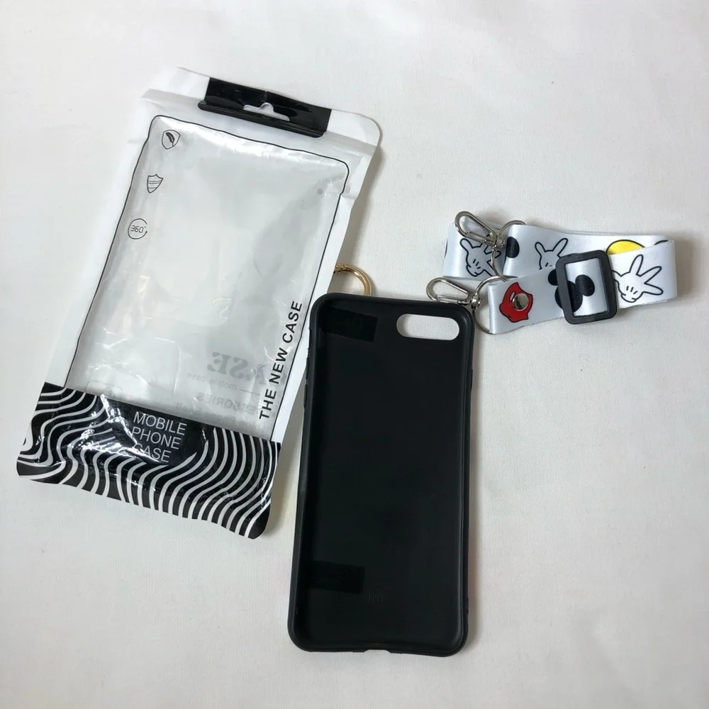 Unbranded Disney Collection Mickey Lanyard Holder Phone Case iPhone 7Plus /8Plus